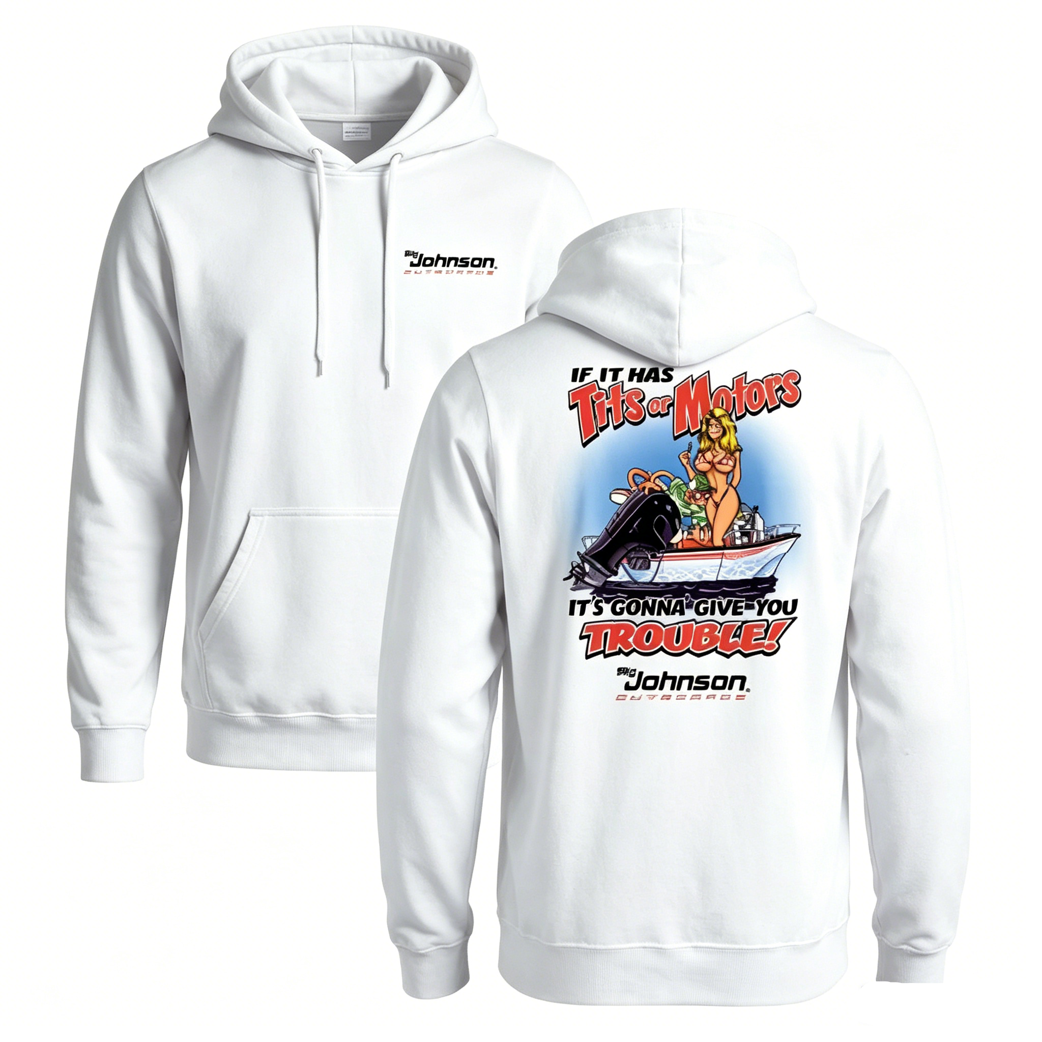 Big Johnson Outboards Shirt/Sweatshirt/Hoodie -Vintage Boating Lake Weekends  Tee