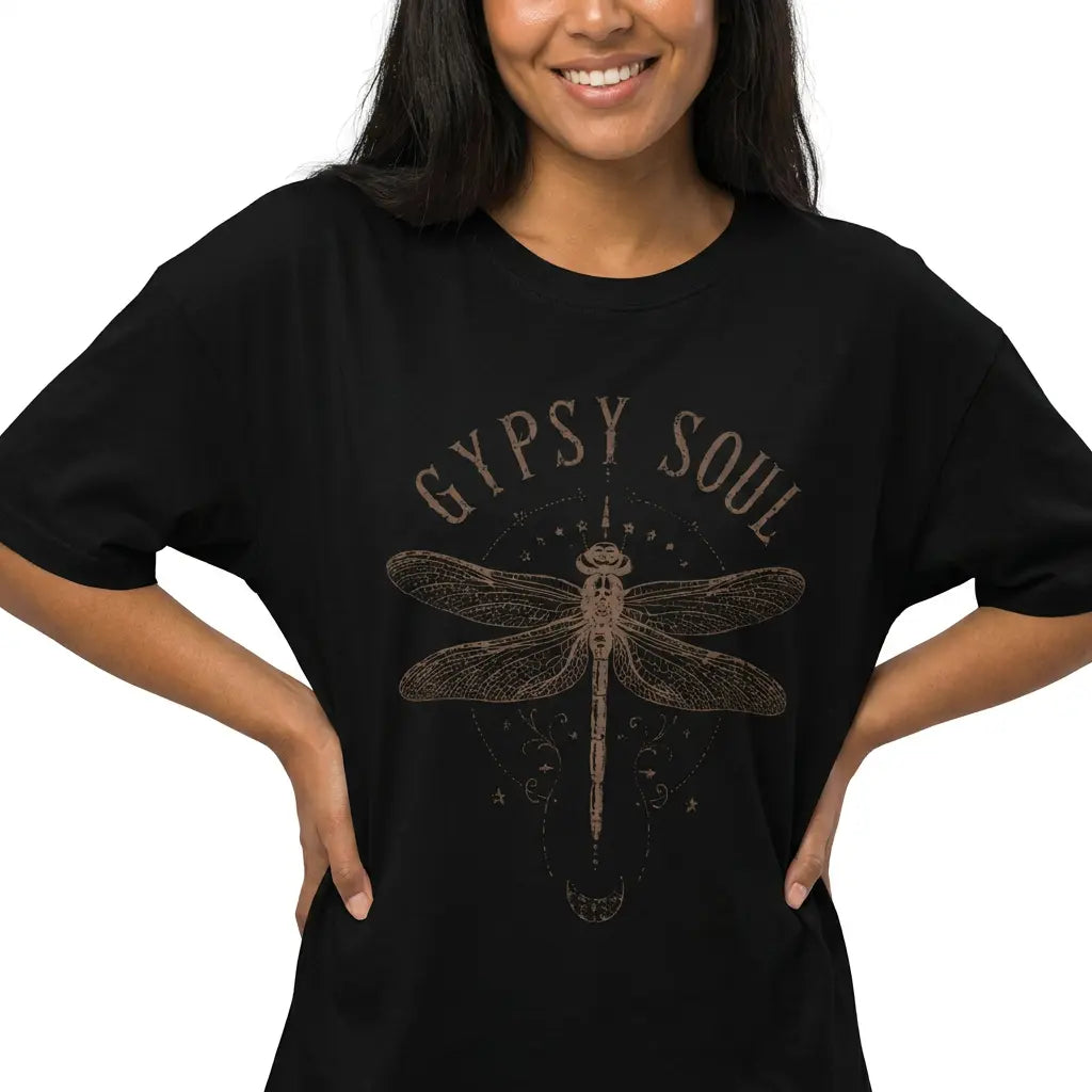 Vintage Dragonfly Boho Tee - Mystical Nature Graphic Shirt/Sweatshirt/Hoodie