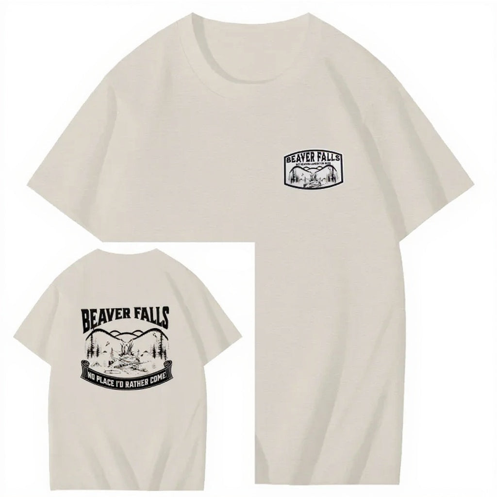 Beaver Falls Graphic Tee 🌲 – Vintage Lodge Humor T-Shirt/Sweatshirt/Hoodie