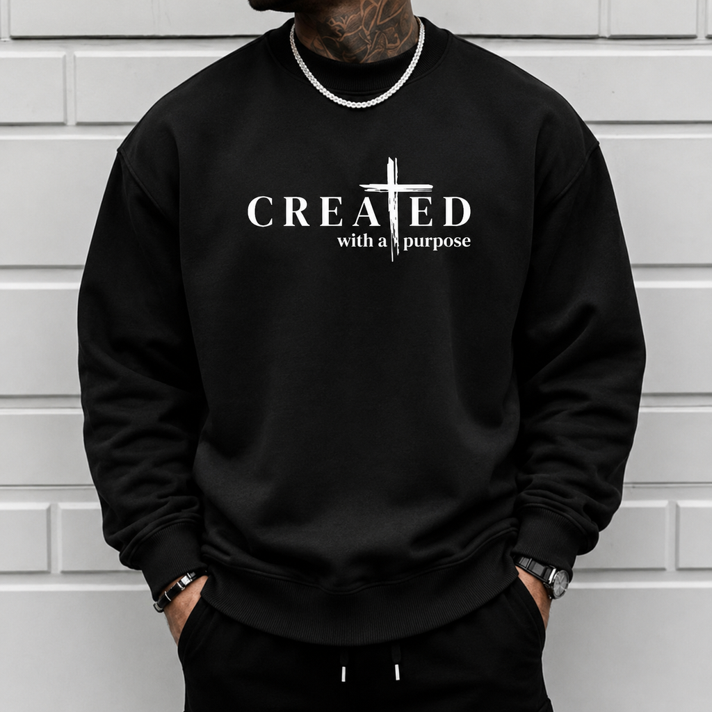 Created With a Purpose Christian Graphic Tee/Sweatshirt/Hoodie