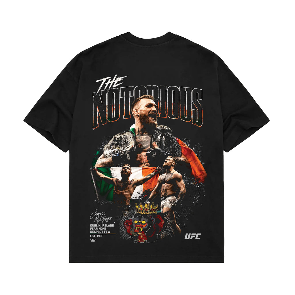 Men's UFC 329 Black Conor McGregor T-Shirt/Sweatshirt/Hoodie - UFC MMA Shirt , Gift for Fighters