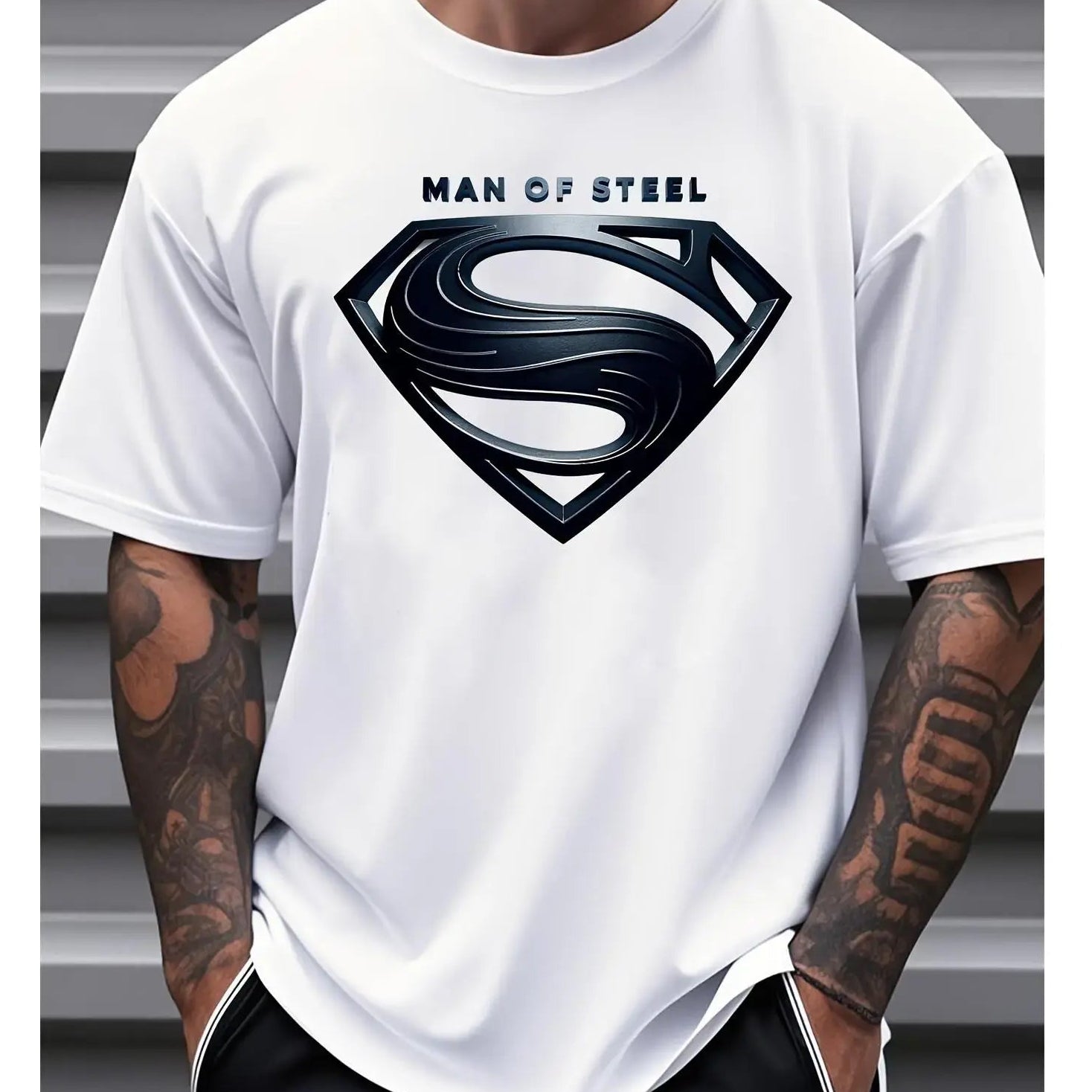 Justice League Men'S Black Shield Graphic T-Shirt/Sweatshirt/Hoodie – Metallic Emblem Streetwear Tee for Men