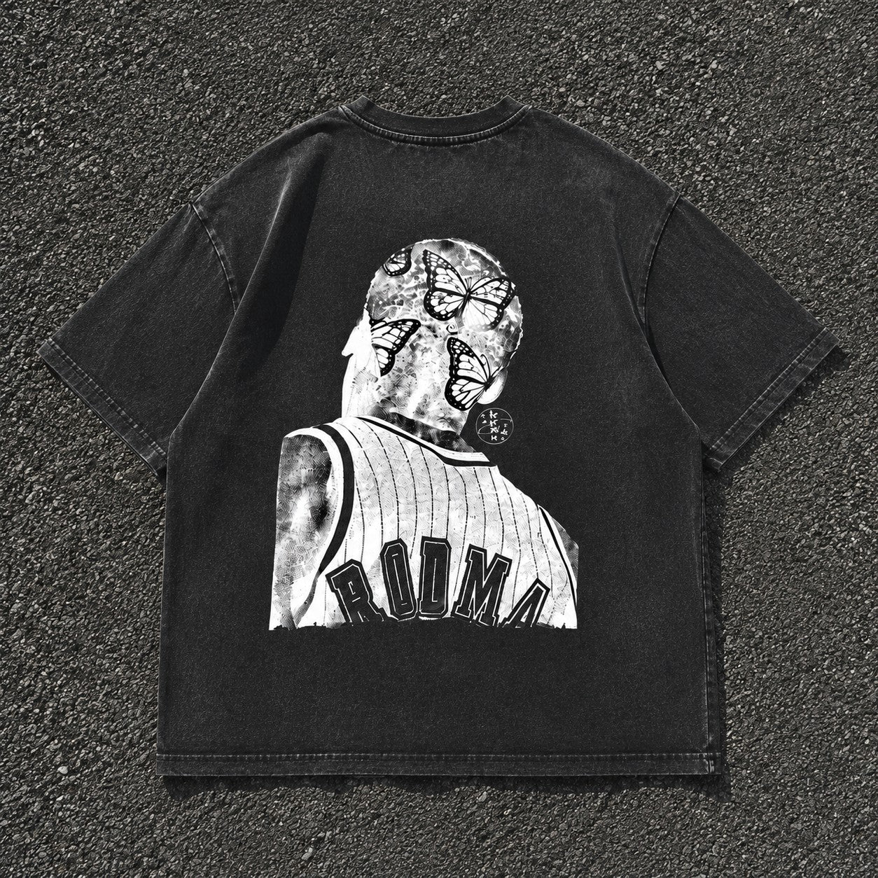 Vintage Athlete Graphic Shirt, Distressed Cropped Basketball Streetwear Tee/Sweatshirt/Hoodie