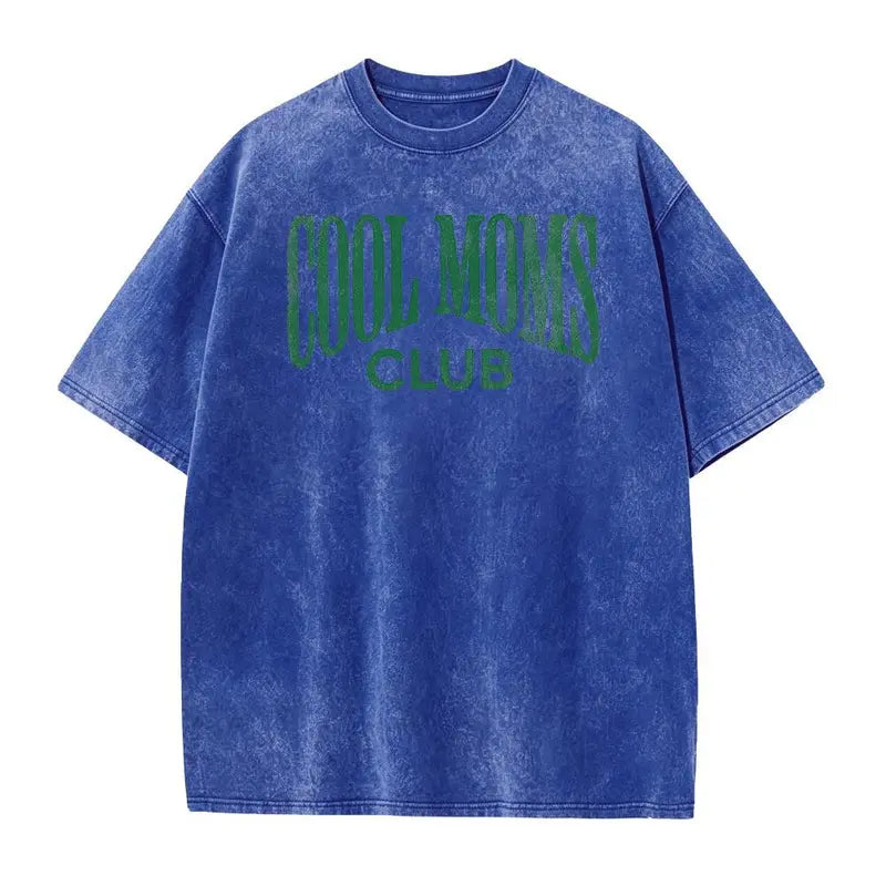 Cool Mom Graphic Tee – Retro Washed Motherhood Shirt/Sweatshirt/Hoodie