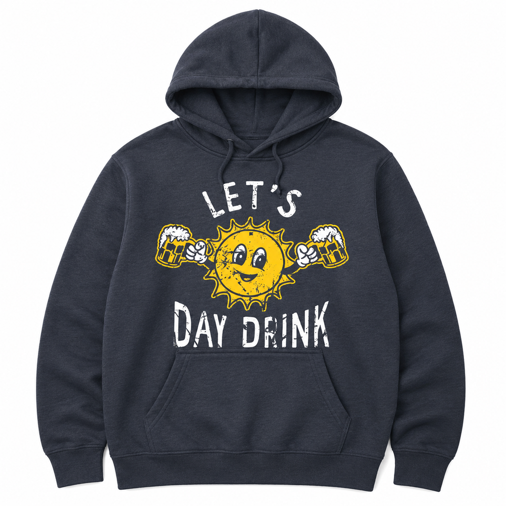 Let’s Day Drink Tee ☀️🍺 – Funny Summer Beer Shirt/Sweatshirt/Hoodie