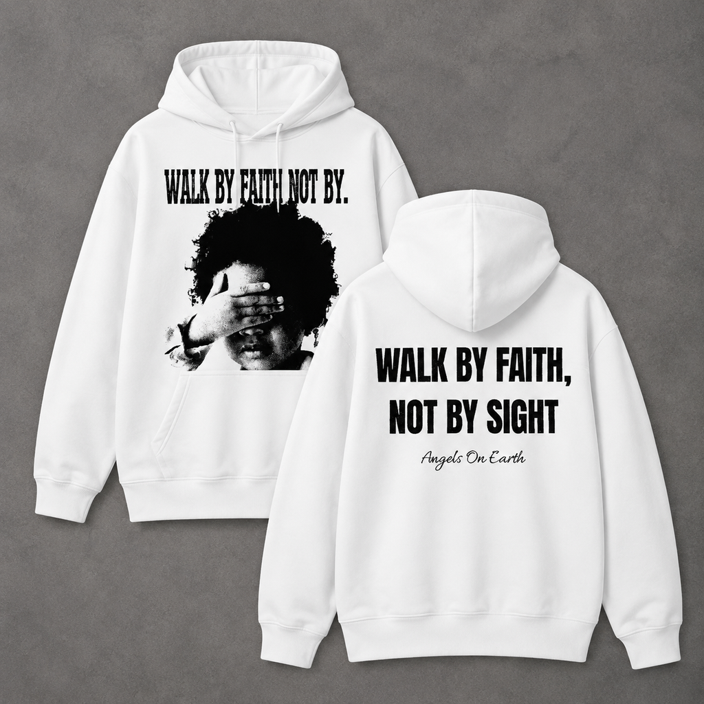 Walk By Faith Graphic Tee | Christian Streetwear Shirt/Sweatshirt/Hoodie