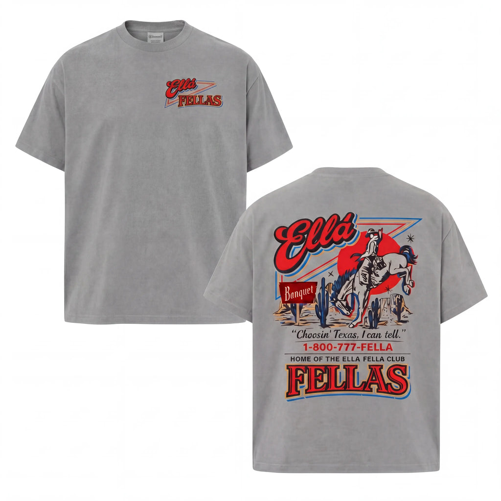 Ella Fellas Western Tee 🤠 – Vintage Texas Graphic Shirt/Sweatshirt/Hoodie