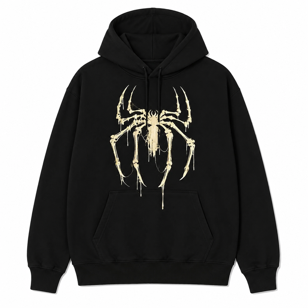 Vintage Spider Graphic T-Shirt/Sweatshirt/Hoodie – Gothic Dark Streetwear Tee