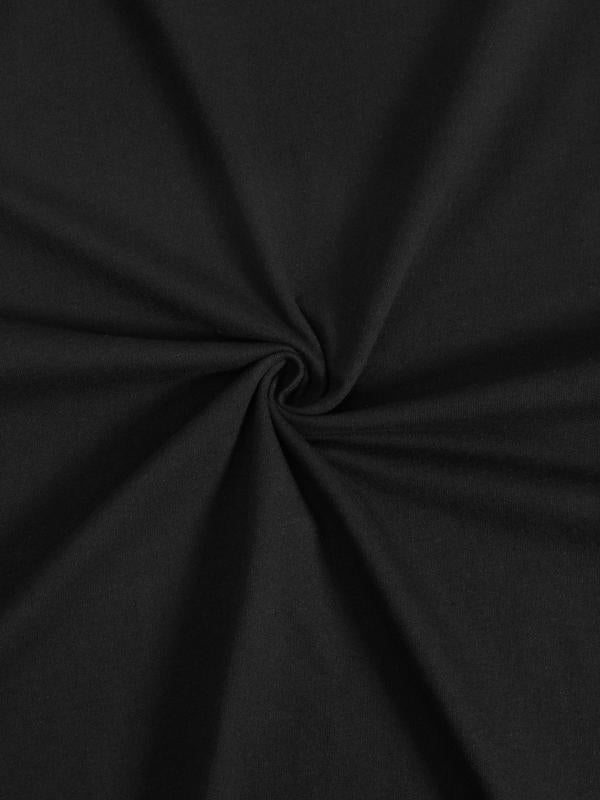 Plus Size Trendy Casual T-Shirt with Inspirational God Don't Play About Me Quote Print for American Women All Seasons Cotton Loose Top Unisex Garment