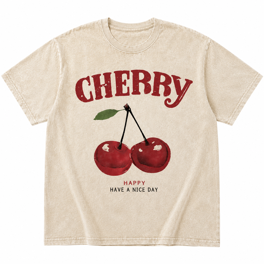 Vintage Cherry Graphic Graphic T-Shirt/Sweatshirt/Hoodie - Have a Cherry Nice Day 🍒