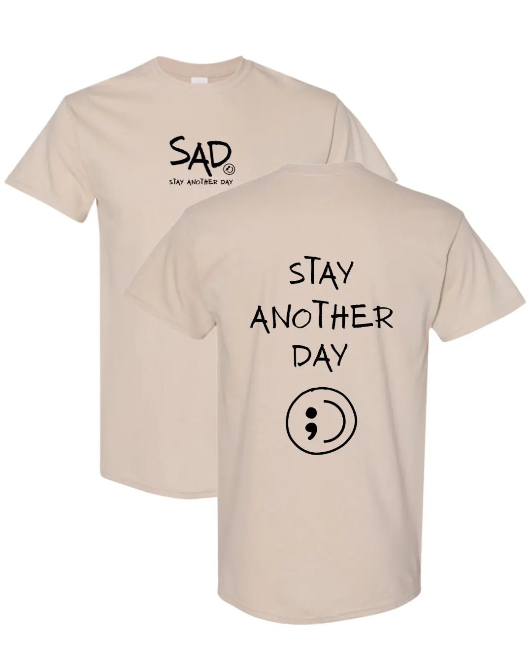 “Stay Another Day” Minimalist Graphic T-Shirt/Sweatshirt/Hoodie – Calm Aesthetic Tee