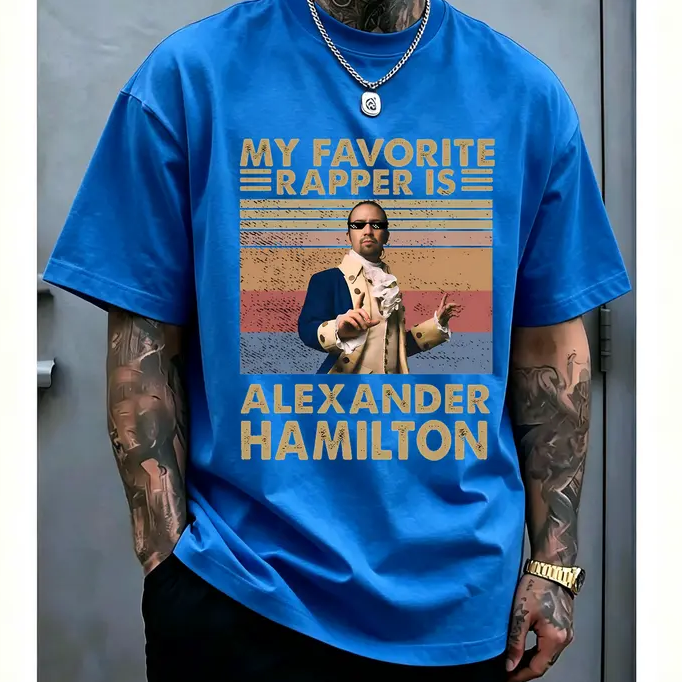 My Favorite Rapper Is Alexander Hamilton T-Shirt/Sweatshirt/Hoodie – Retro Musical Theater Graphic Tee