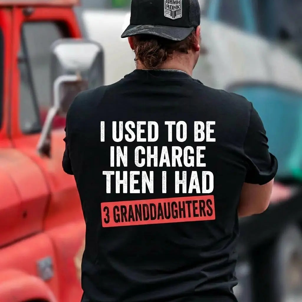 Funny Grandpa Shirt/Sweatshirt/Hoodie – Granddaughter Changed Everything 👴