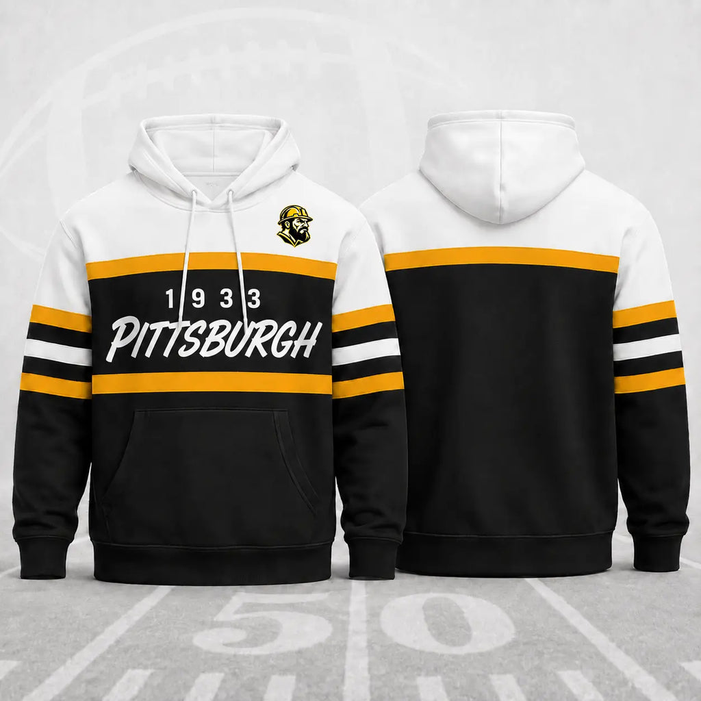 Retro Football City Hoodie – Buffalo, Philadelphia, Pittsburgh & Minnesota Game Day Sweatshirt