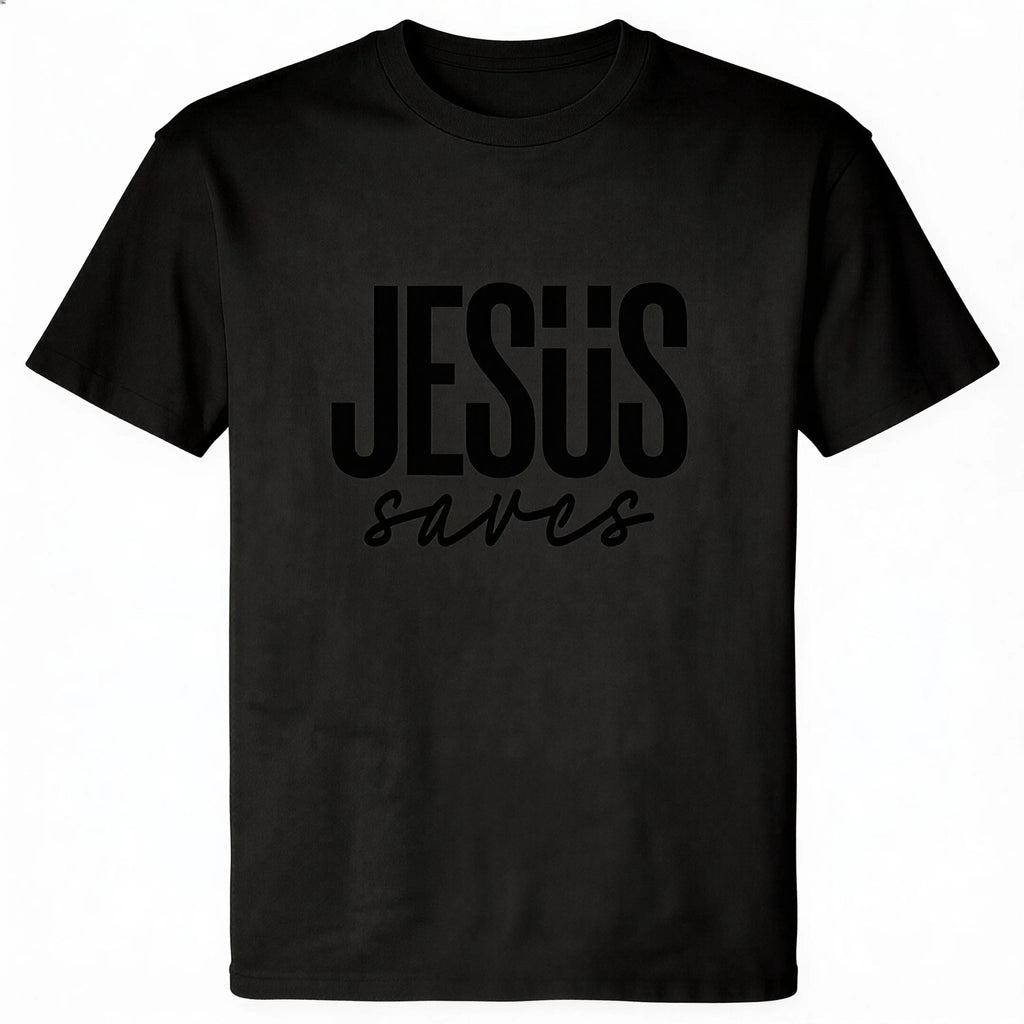 Jesus Saves Minimal Christian Graphic Hoodie/T-Shirt/Sweatshirt