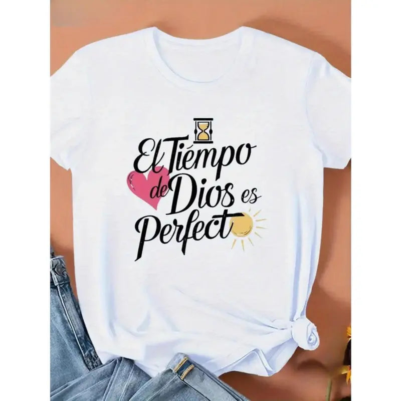 El Tiempo de Dios es Perfecto Shirt/Sweatshirt/Hoodie – Spanish Christian Faith Graphic Tee