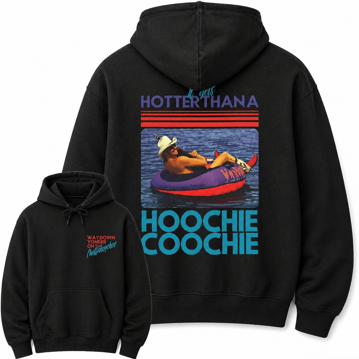 Lake Day T-Shirt/Sweatshirt/Hoodie – Funny Summer Graphic Tee “Hotter Than a Hoochie Coochie”