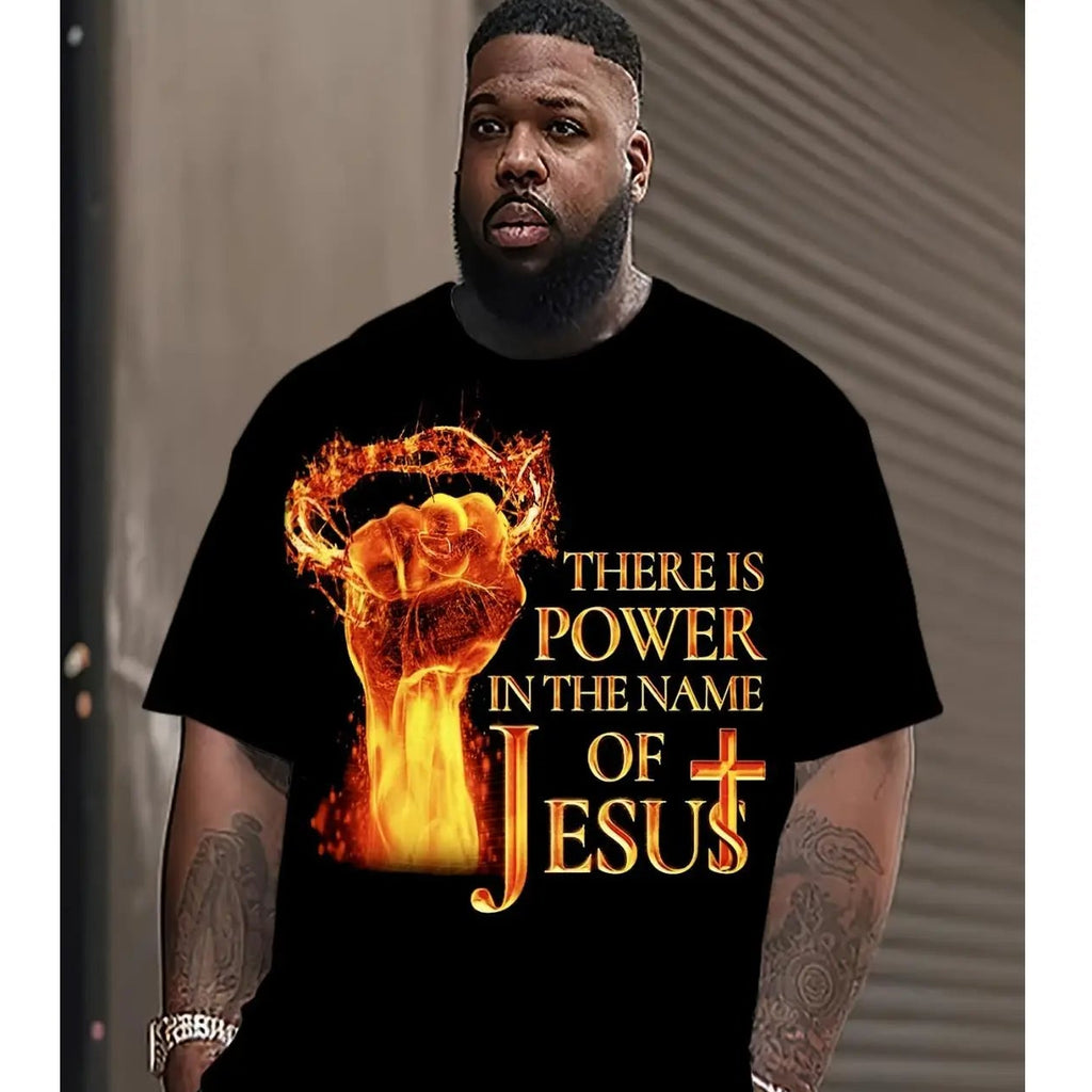 “Power In The Name of Jesus” Christian T-Shirt/Sweatshirt/Hoodie – Faith Graphic Tee for Men