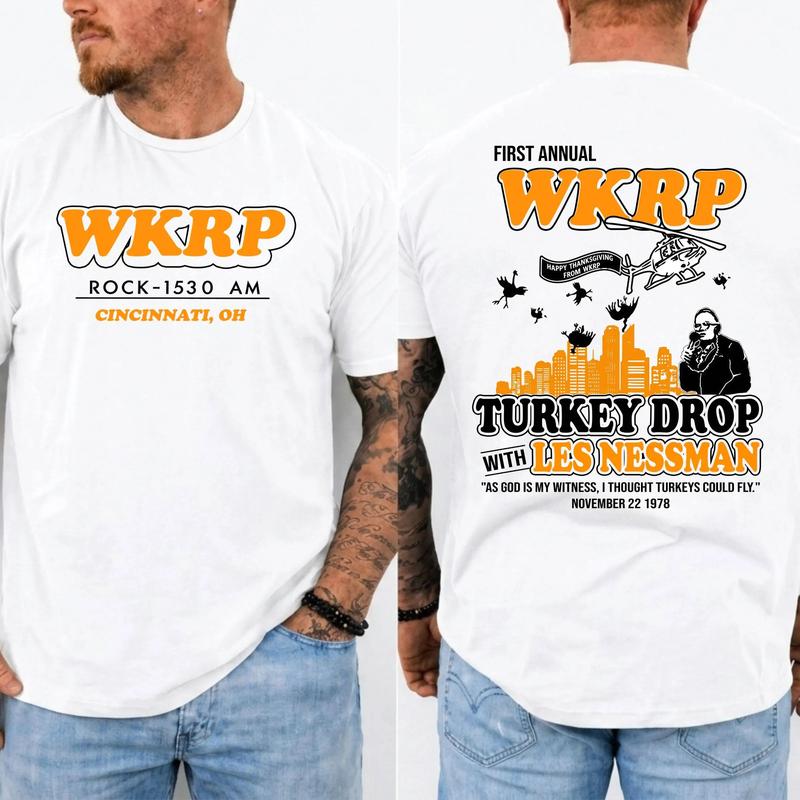 Retro Turkey Drop Graphic T-Shirt/Sweatshirt/Hoodie – Vintage Thanksgiving Comedy Tee