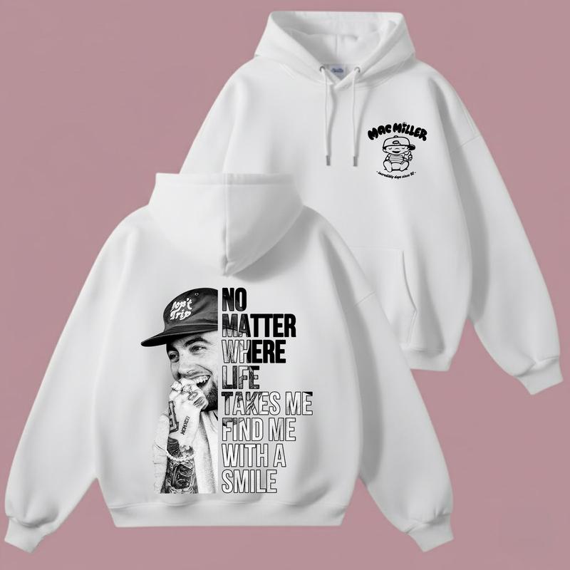 Mac Miller Tiny Desk Concert Hoodie – Vintage Hip Hop Sweatshirt, Streetwear Pullover, Graphic Unisex Music Shirt, 2-Sided Print, Full Size Gift for Fans