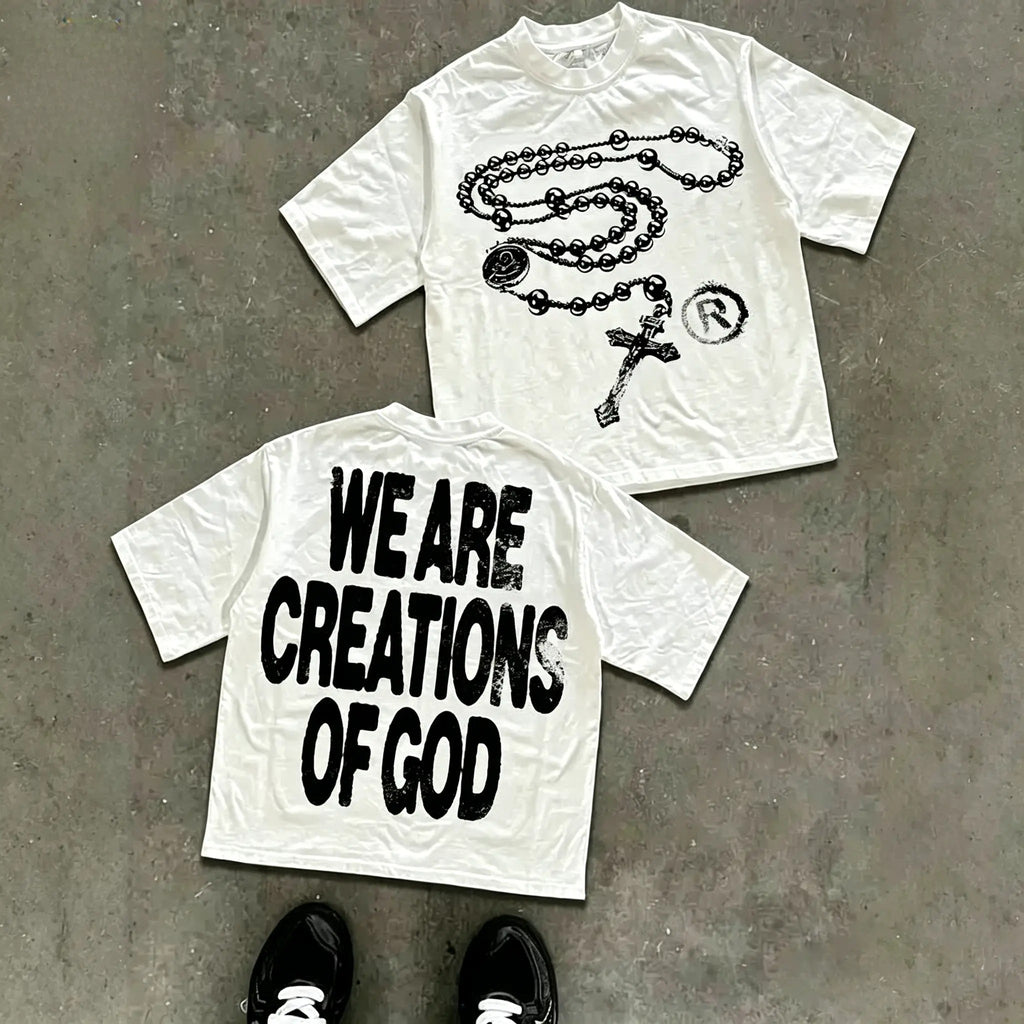 We Are Creations Of God Graphic Tee | Christian Streetwear Oversized T-Shirt/Sweatshirt/Hoodie