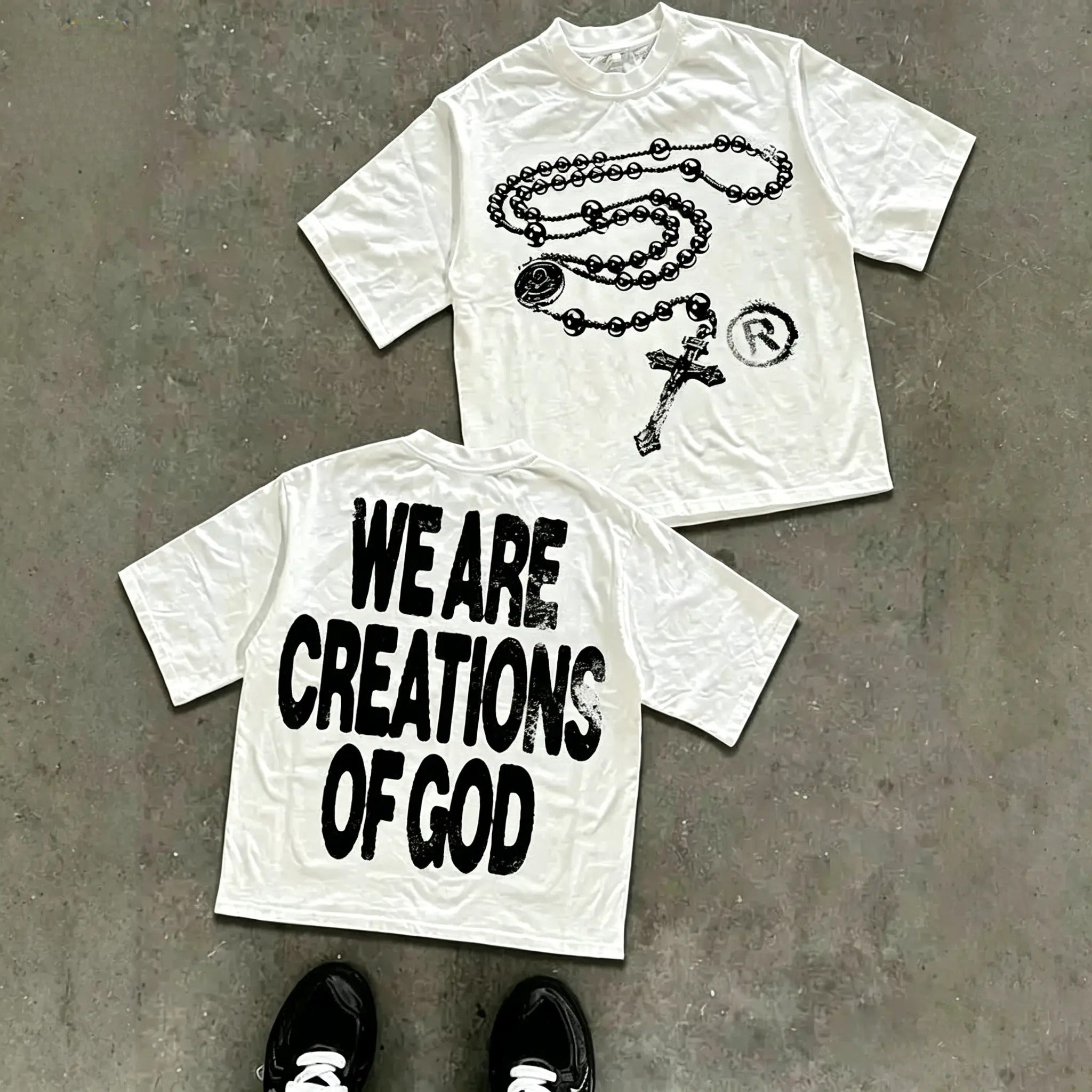 We Are Creations Of God Graphic Tee | Christian Streetwear Oversized T-Shirt/Sweatshirt/Hoodie