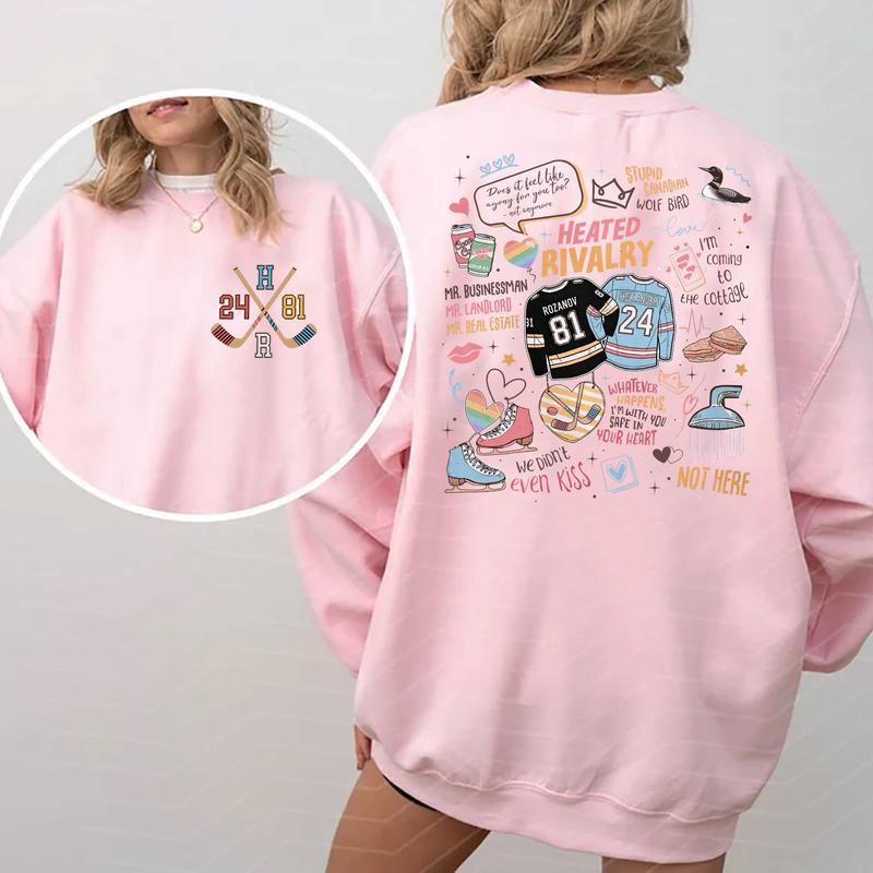 Romance Heated Rivalry Shirt, Hollanov Couple Romance Book Sweatshirt, Hockey Rivals Couple Tee, Movie Book Fans Gift