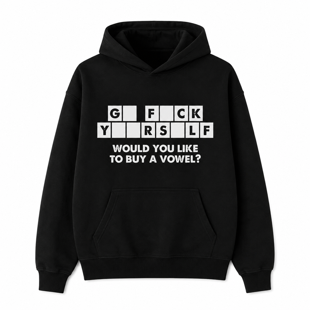 Would You Like to Buy a Vowel Funny T-Shirt/Sweatshirt/Hoodie – Sarcastic Word Puzzle Graphic Tee, Adult Humor Shirt