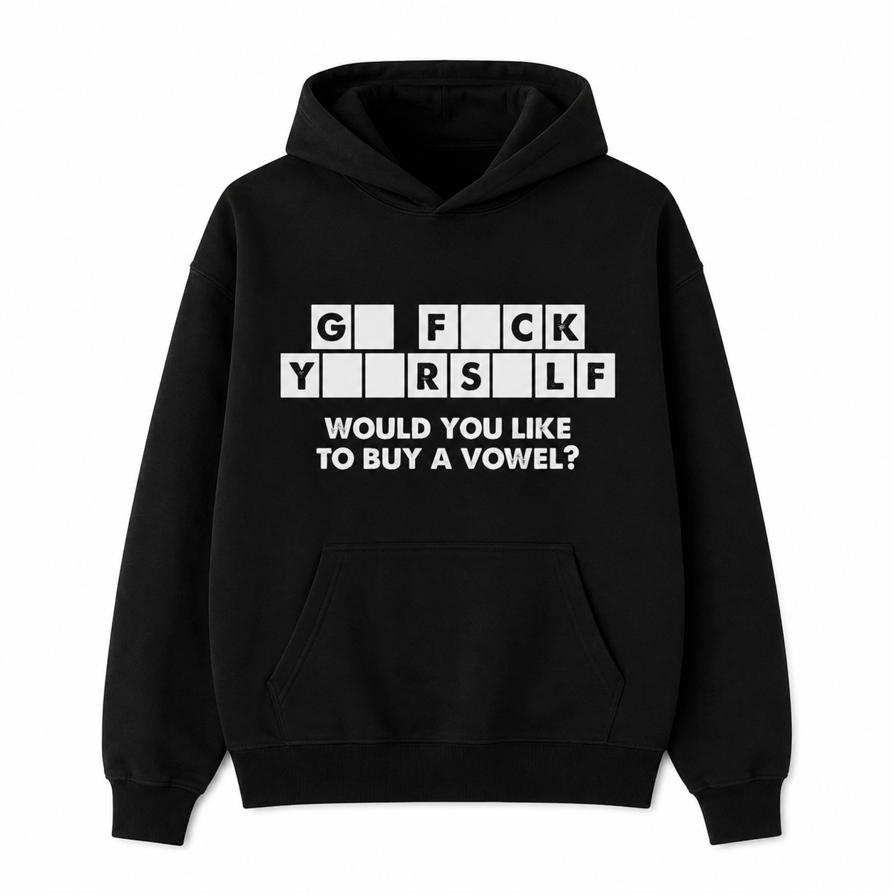 Would You Like to Buy a Vowel Funny T-Shirt/Sweatshirt/Hoodie – Sarcastic Word Puzzle Graphic Tee, Adult Humor Shirt