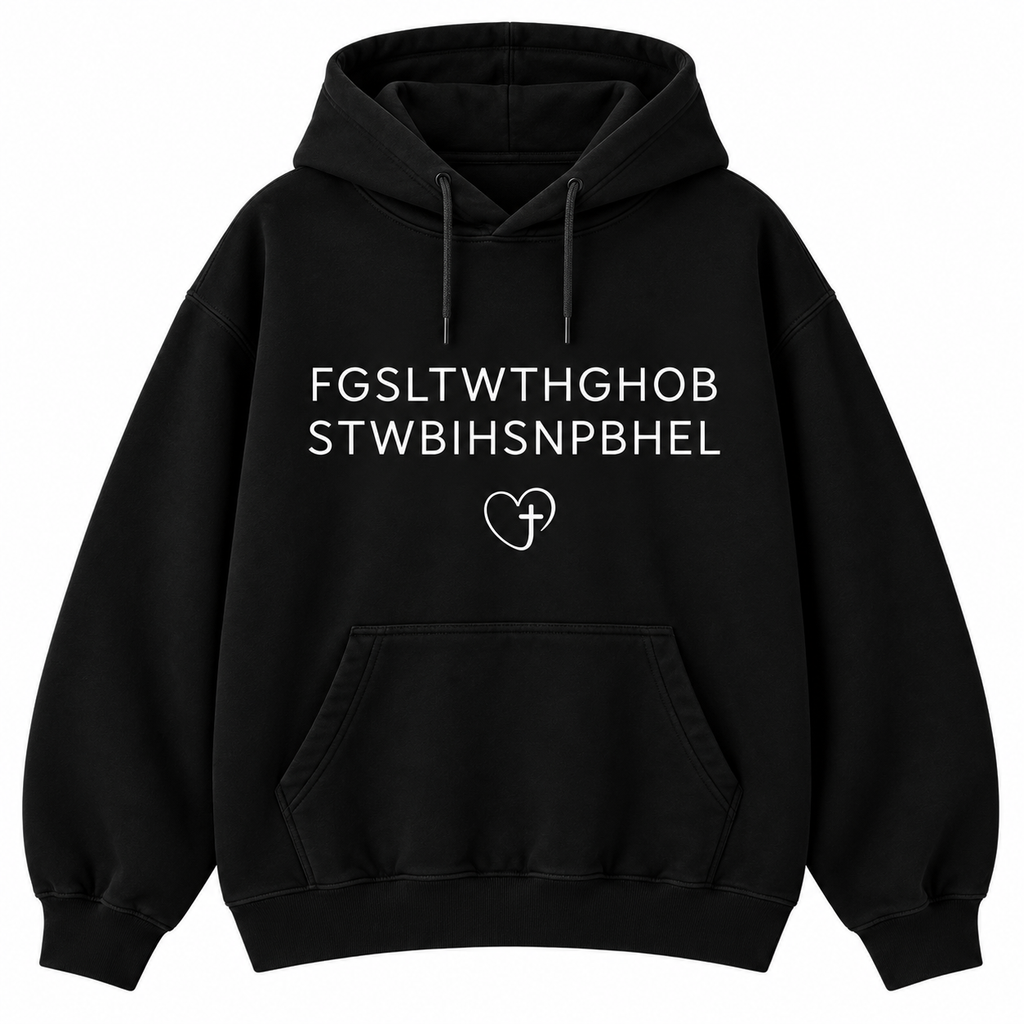 John 3:16 Bible Verse Shirt /Sweatshirt/Hoodie– God So Loved the World Christian Acronym Tee