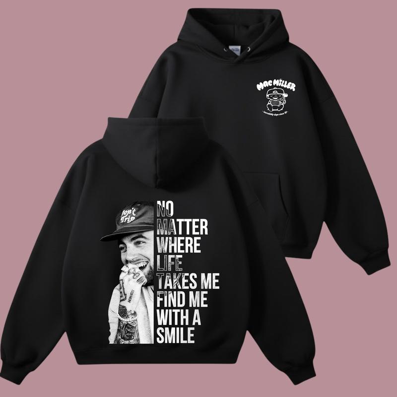Mac Miller Tiny Desk Concert Hoodie – Vintage Hip Hop Sweatshirt, Streetwear Pullover, Graphic Unisex Music Shirt, 2-Sided Print, Full Size Gift for Fans