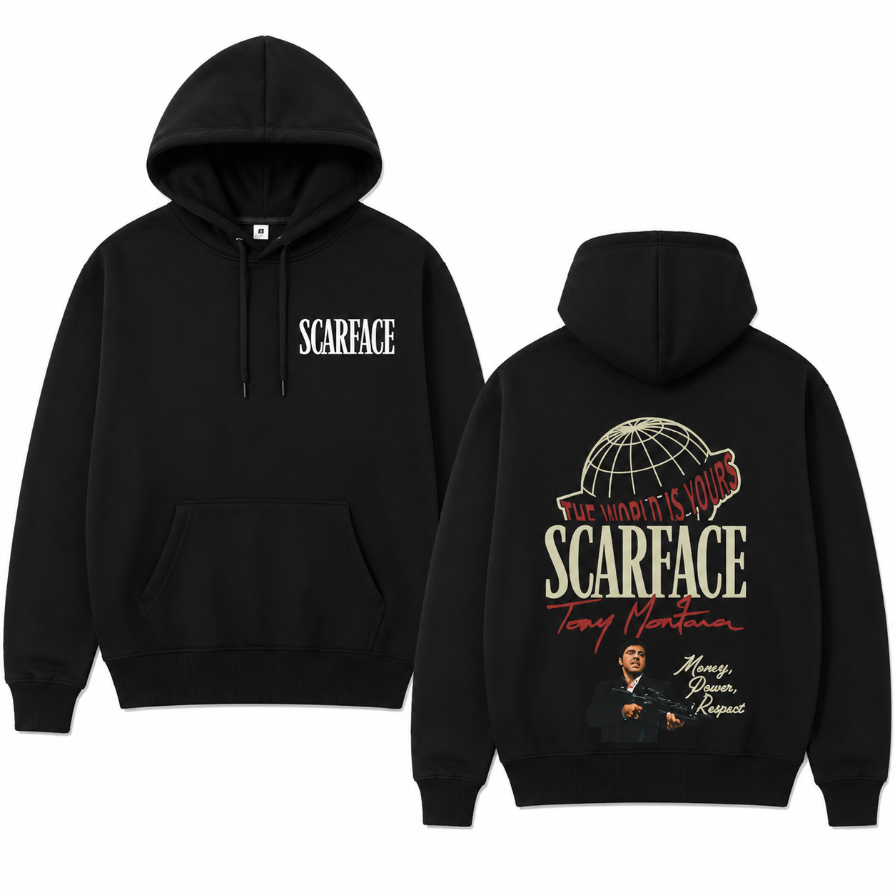 Vintage Crime Movie  Scarface Inspired Graphic T-Shirt | Retro Streetwear Tee