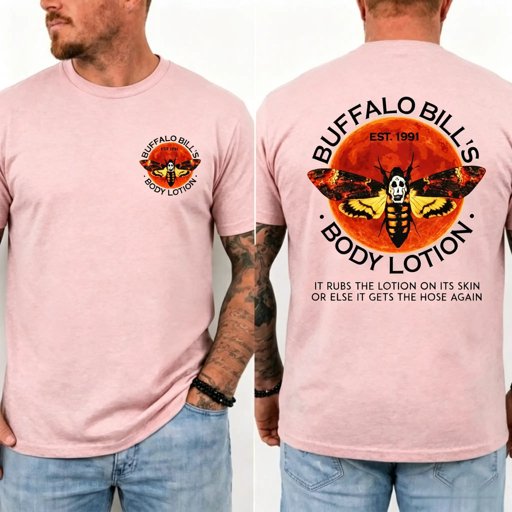 Buffalo Bill Inspired Double-Sided Horror Graphic T-Shirt/Sweatshirt/Hoodie - Halloween Horror Graphic Tee