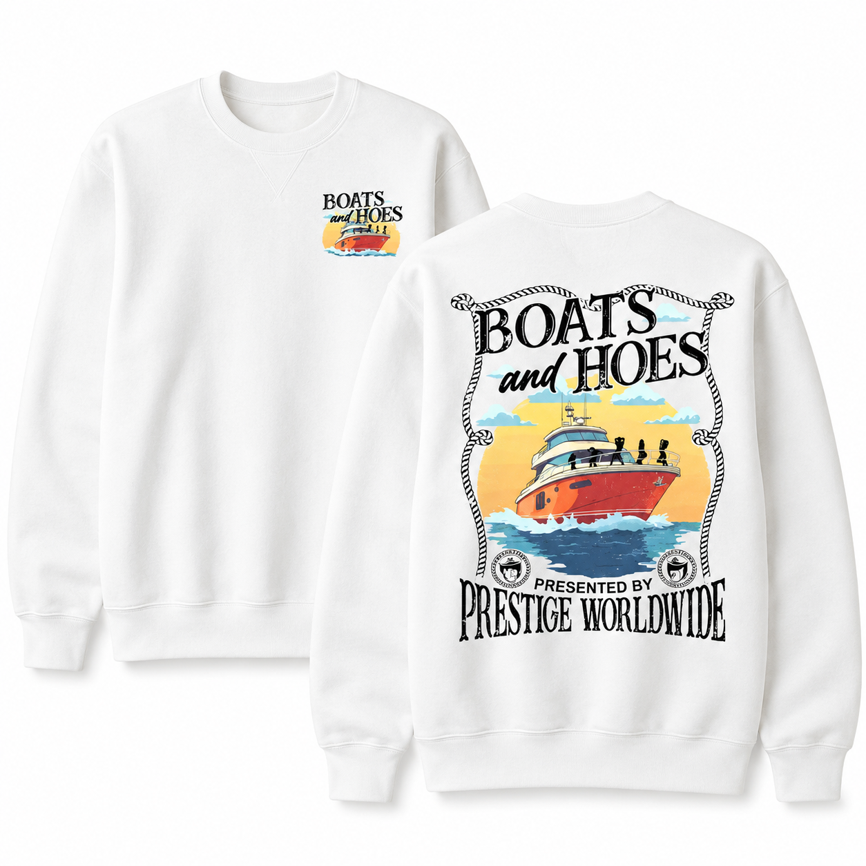 Step Brothers Boats and Hoes Movie Shirt/Sweatshirt/Hoodie Vintage Retro Summer Classic Gift for Him Humorous Film