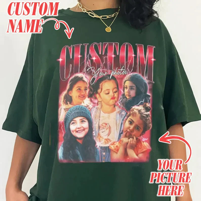 Custom Vintage Tee For Couple