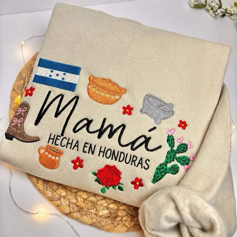 Mamá Hecha en México Sweatshirt 🇲🇽/Hoodie – Mexican Mom Mother’s Day Gift