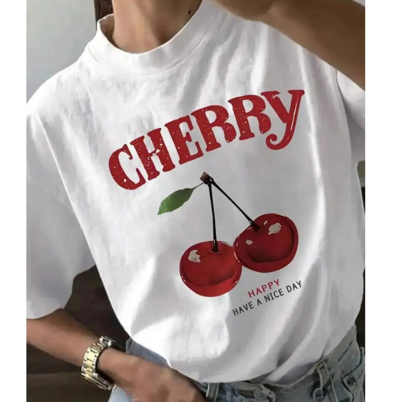 Vintage Cherry Graphic Graphic T-Shirt/Sweatshirt/Hoodie - Have a Cherry Nice Day 🍒