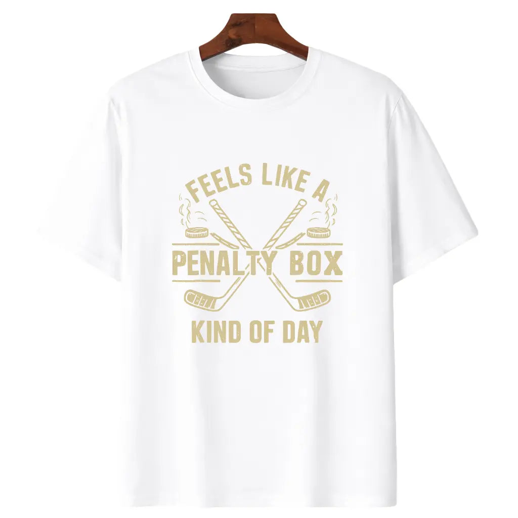 Feels Like a Penalty Box Kind of Day T-Shirt/Sweatshirt/Hoodie – Funny Hockey Graphic Tee for Hockey Fans