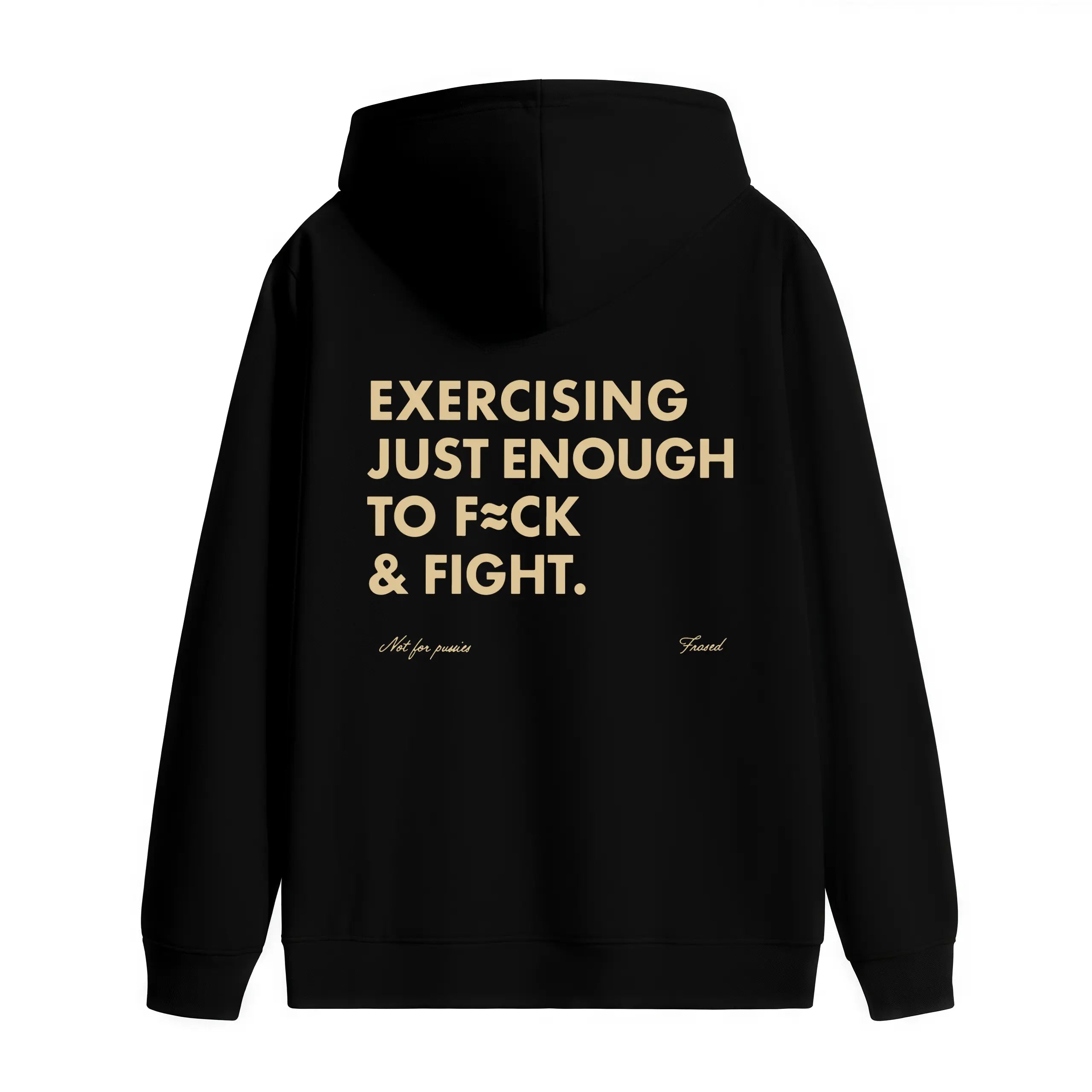 “Exercising Just Enough to F*ck & Fight” Funny T-Shirt/Sweatshirt/Hoodie – Bold Graphic Tee