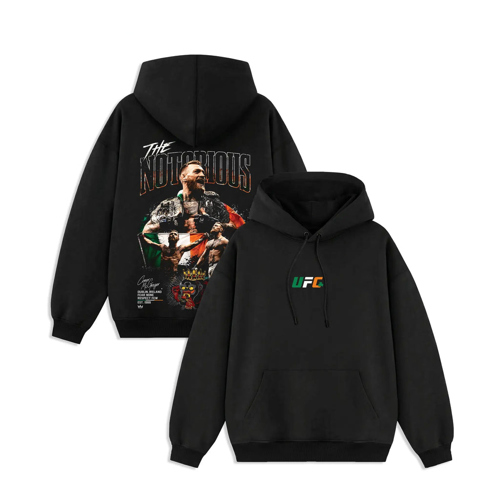Men's UFC 329 Black Conor McGregor T-Shirt/Sweatshirt/Hoodie - UFC MMA Shirt , Gift for Fighters