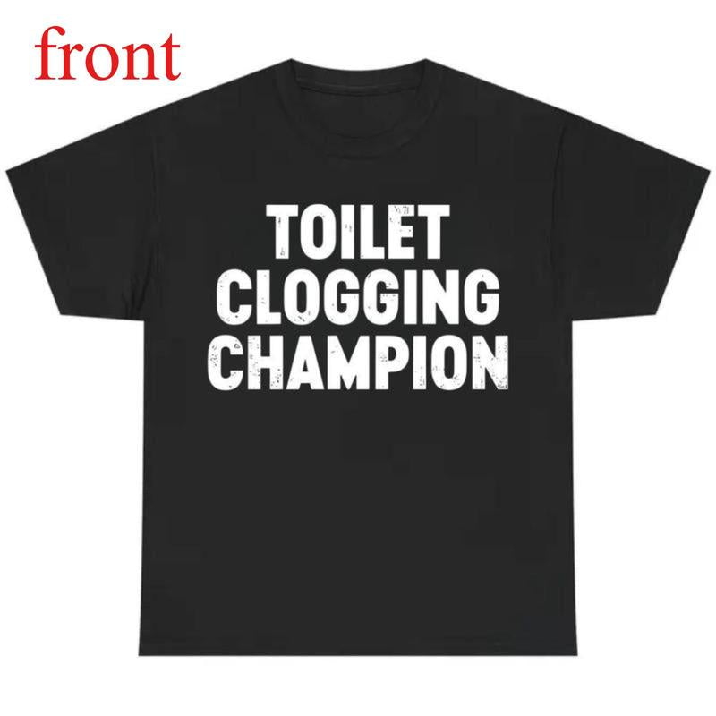 Funny Gag Gift Shirt – Toilet Champion Tee – Humor Graphic T-Shirt