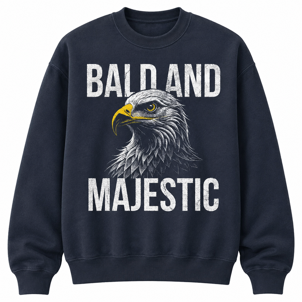 Funny Bald and Majestic Eagle Graphic Tee/Sweatshirt/Hoodie🦅