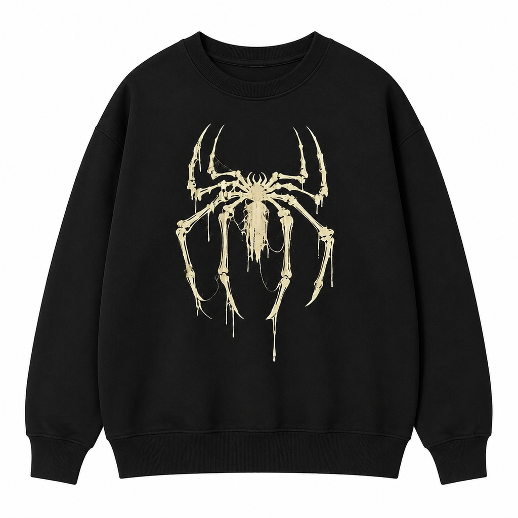 Vintage Spider Graphic T-Shirt/Sweatshirt/Hoodie – Gothic Dark Streetwear Tee