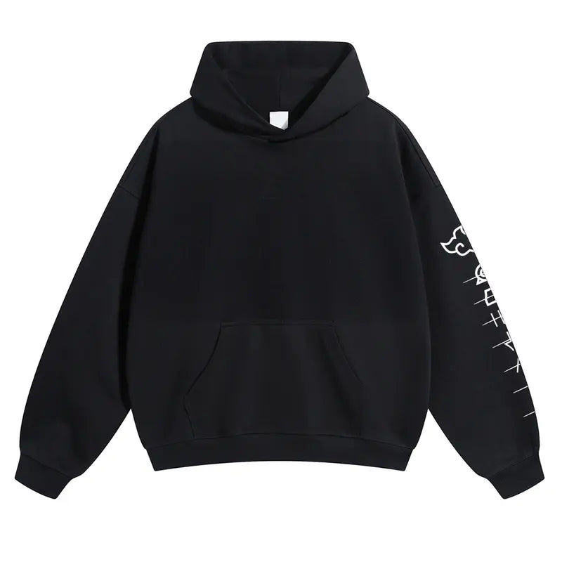 Dark Anime Eyes Oversized Hoodie/Sweatshirt – Japanese Streetwear Graphic Pullover