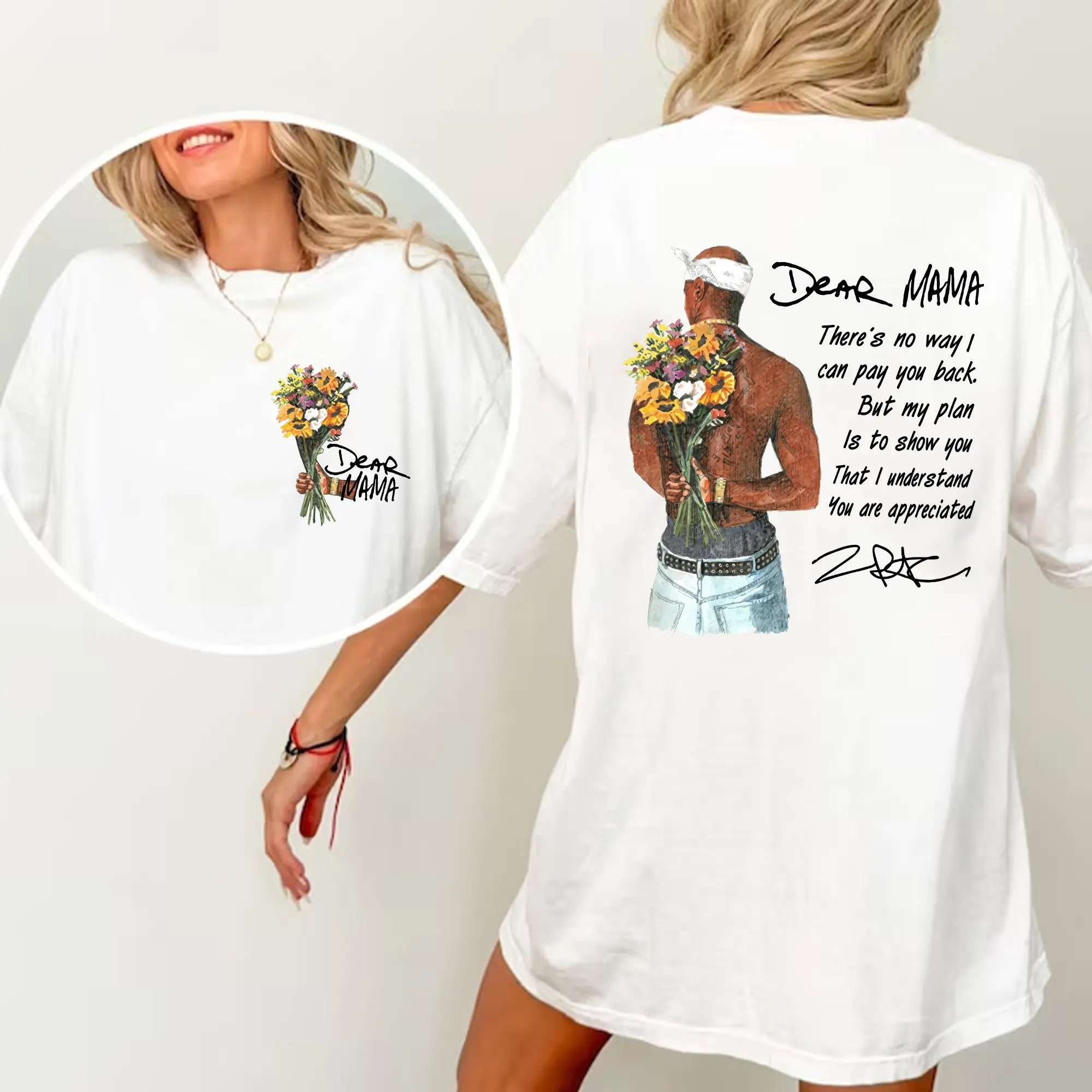 Dear Mama Tupac Shakur Sweatshirt/T-shirt/Hoodie – Mother’s Day Appreciation Gift for Mom