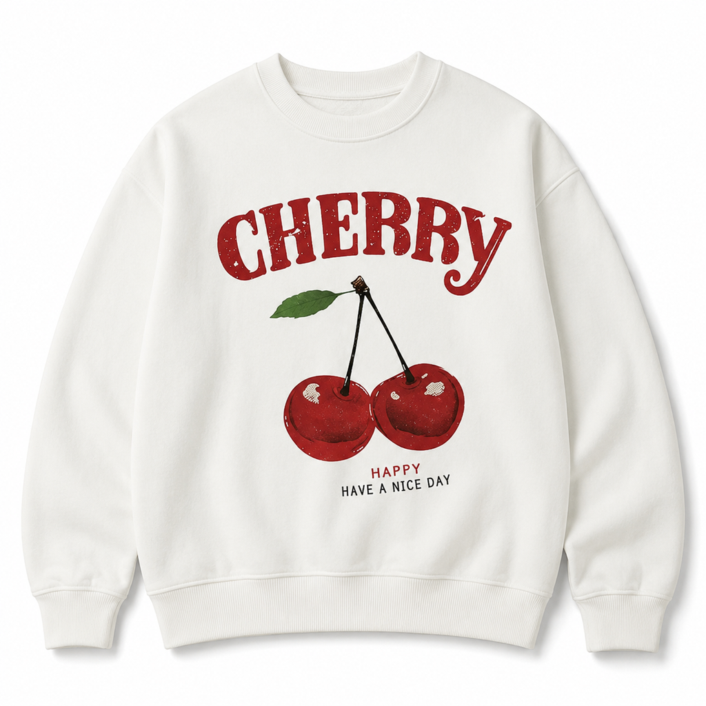 Vintage Cherry Graphic Graphic T-Shirt/Sweatshirt/Hoodie - Have a Cherry Nice Day 🍒