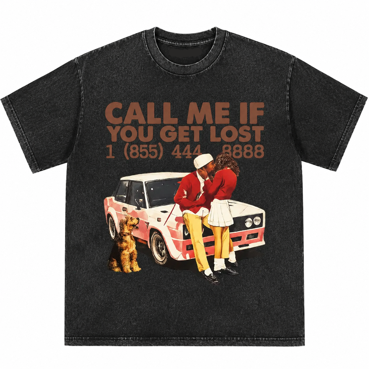 Nostalgic Road Trip Graphic Tee – Vintage Pop Culture Call Me if You Get Lost T-Shirt/Sweatshirt/Hoodie