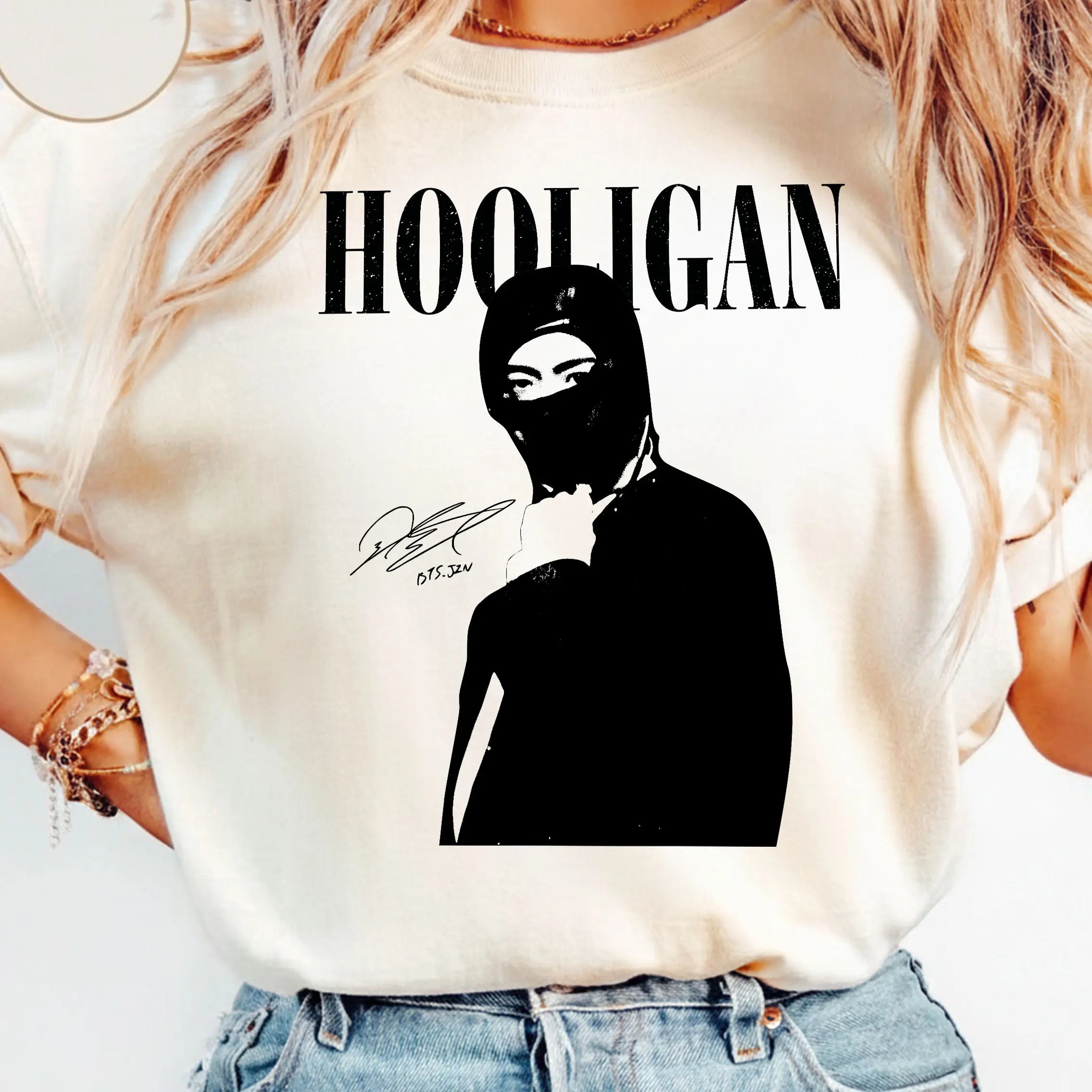 Hooligan Graphic T-Shirt/Sweatshirt/Hoodie – Dark Rebel Streetwear Tee Kpop Aesthetic