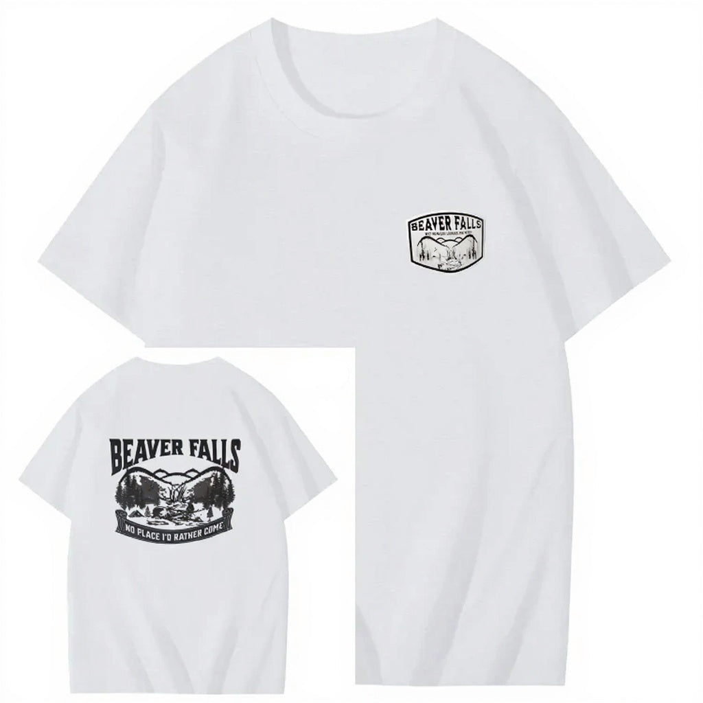 Beaver Falls Graphic Tee 🌲 – Vintage Lodge Humor T-Shirt/Sweatshirt/Hoodie