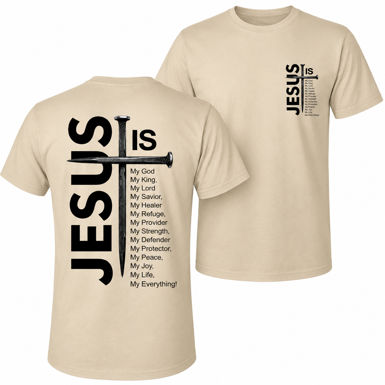 ✝️Jesus Is My Everything Cross Tee/Sweatshirt/Hoodie